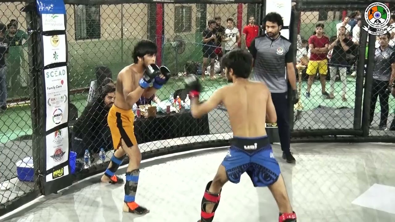 Almas Ansari Vs Owais Koradia National Federation MMA Championship, 2022 Mumbai. MMA Federation