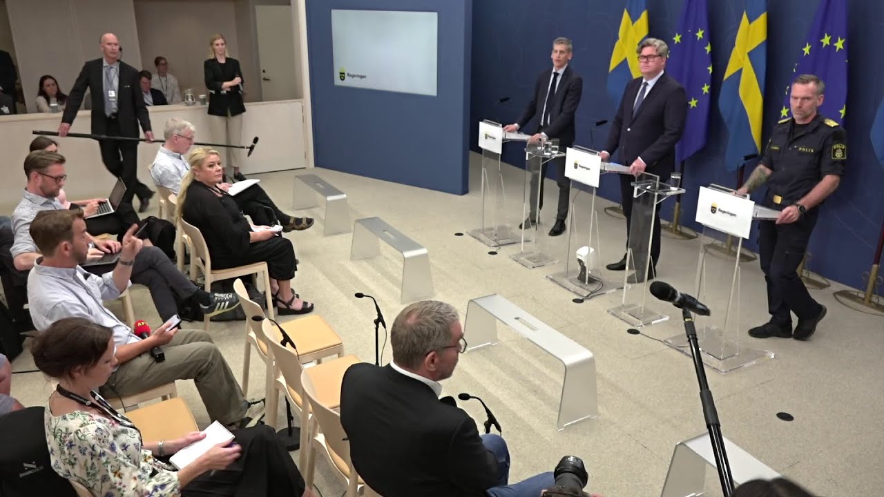 Pressbriefing om säkerhetsläget