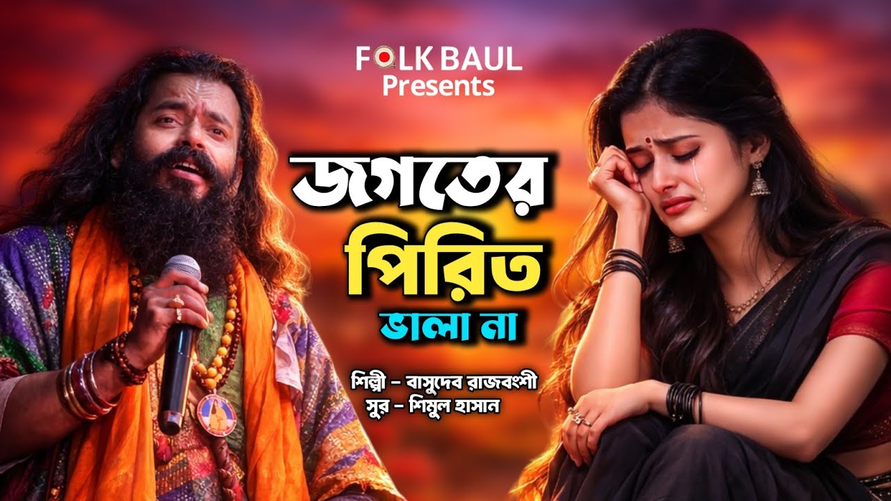 জগতের পিরিত ভালা না,বাসুদেব রাজবংশী,Jogoter Pirit Vala Na,Lyrics - Shimul Hasan,Folk Baul