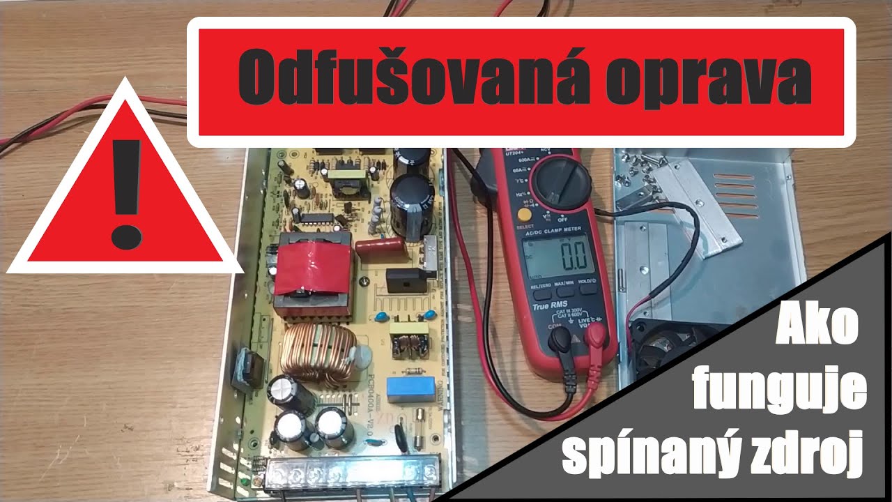 Ako ne-opravovať spínaný zdroj !!!