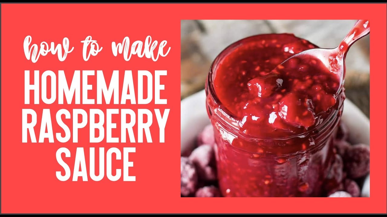 How to Make Homemade Raspberry Sauce {Recipe}