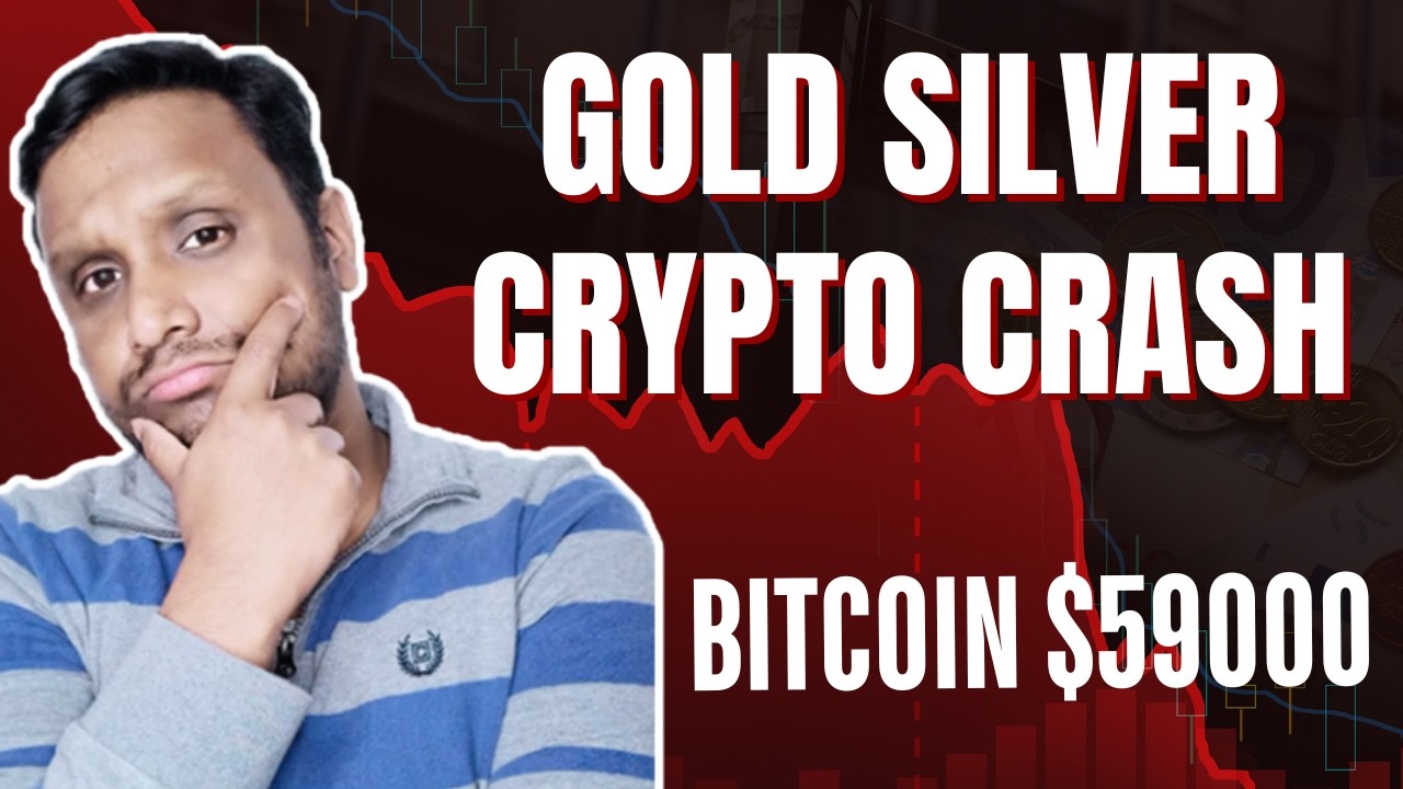 BITCOIN $59000 | CRYPTO, GOLD, SILVER, USA MARKET CRASH | MORE DUMP OR PUMP