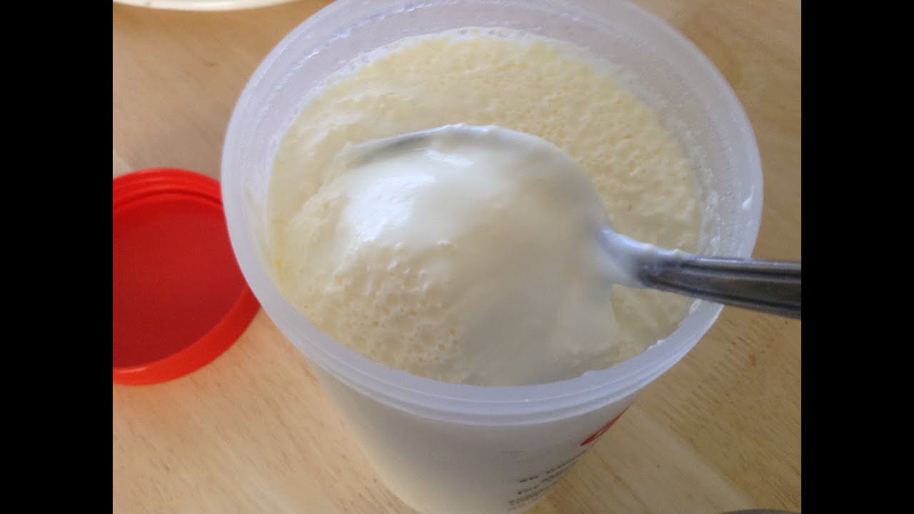 MAKING YOGURT IN EASIYO USING ONLY MILK & STARTER