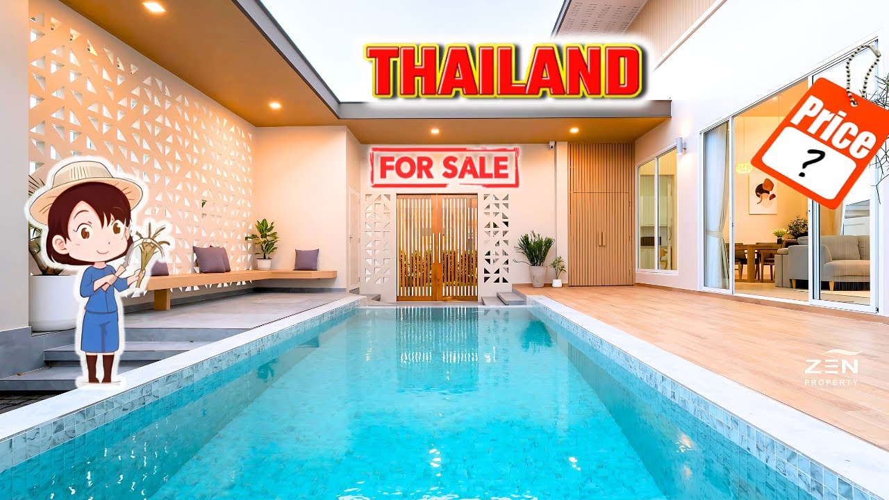 STUNNING 3 Bedroom Pool Villa For Sale In Rural Thailand (Phitsanulok)