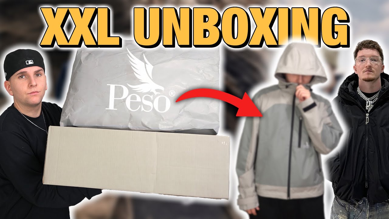 Hat JUSTIN ENTTÄUSCHT?😳| XXL PESO WINTER UNBOXING 📦🔥