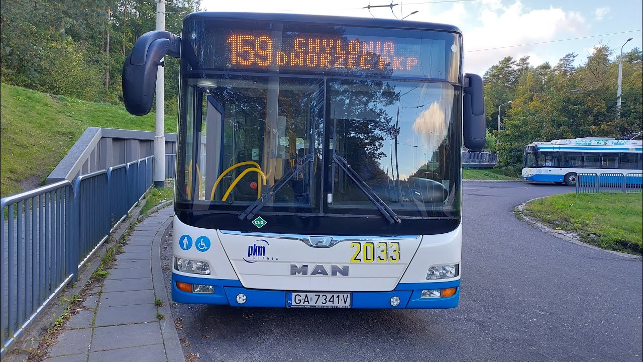 Autobusem po Gdyni. Linia 159 Pustki Cisowskie - Chylonia Dworzec PKP
