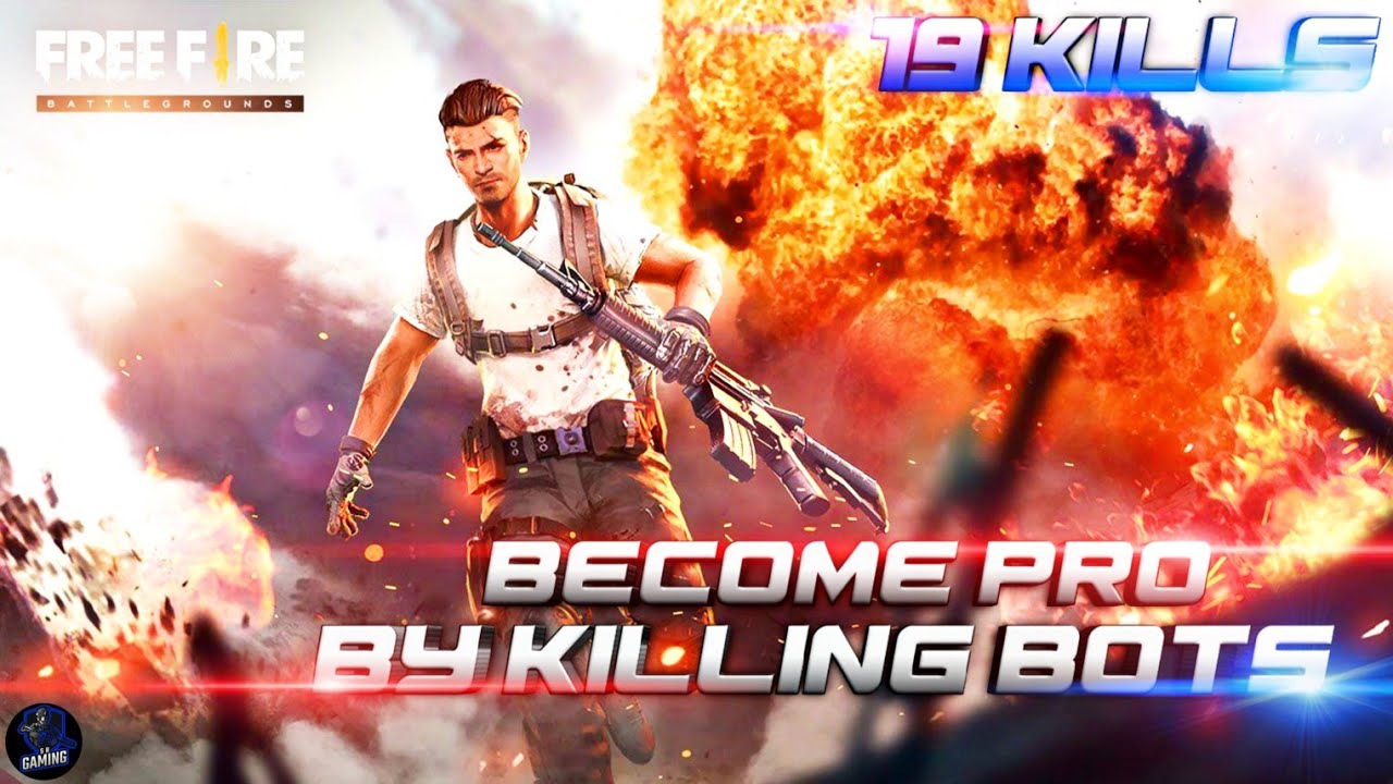 I Become Pro By Killing Bots || Free Fire 19 Kills Booyah || #SRGAMING