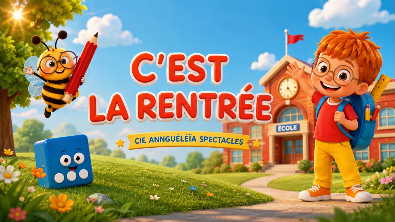 🎒 C'est la Rentrée - Comptine Maternelle & Primaire | Chanson Enfants pour Bien Commencer l'École
