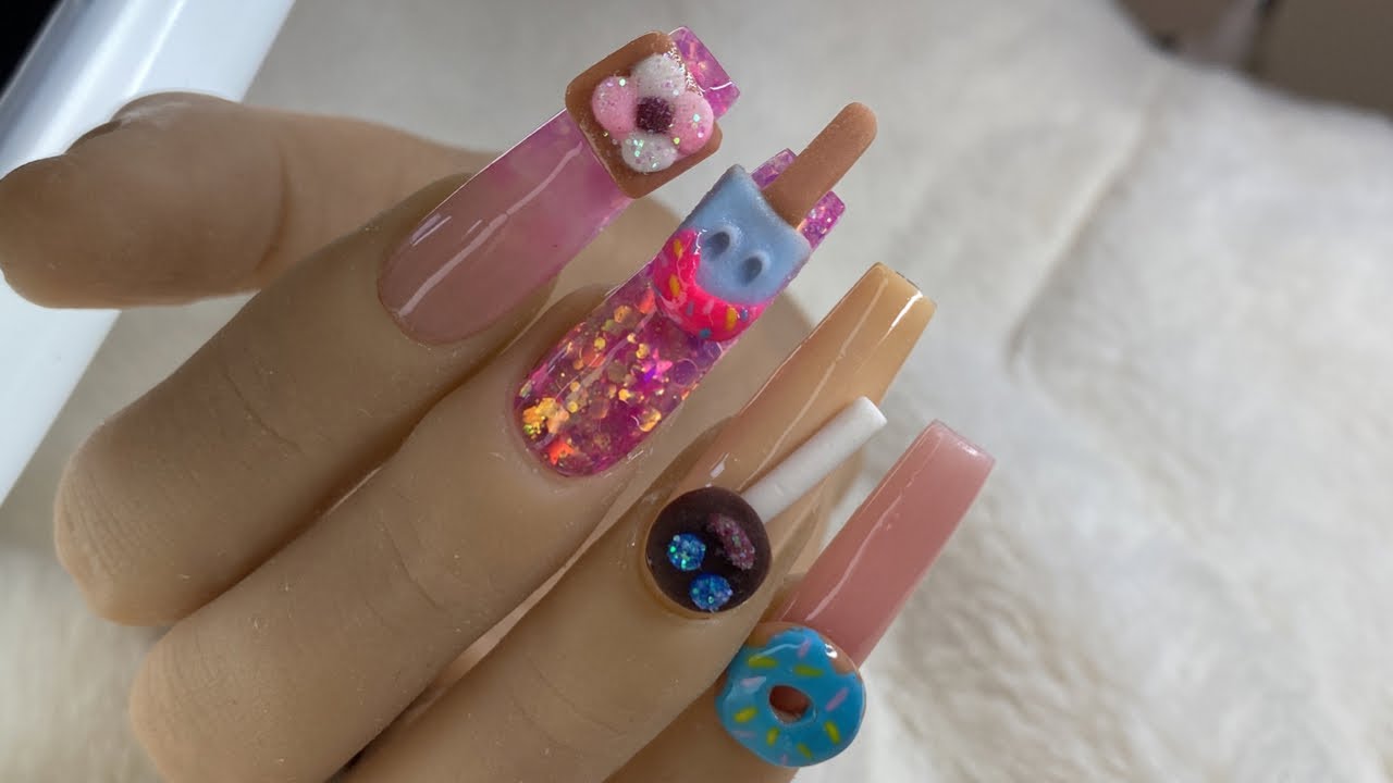 ¿Cómo hacer FIGURAS KAWAII con ACRÍLICO?🍩🍭