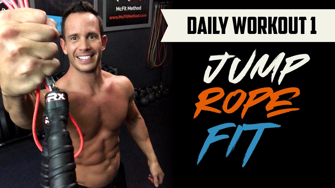 20 Minute Upper Body Jump Rope Follow Along Workout - Daily Workout #1