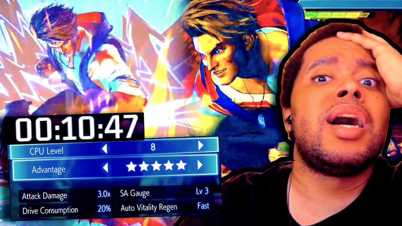 CAN I SPEEDRUN THE LEVEL 8 CPU IN SF6?! - Street Fighter 6 Demo