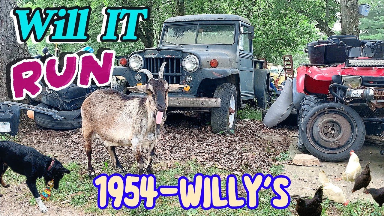 Will it run Abandoned Willys pickup truck!