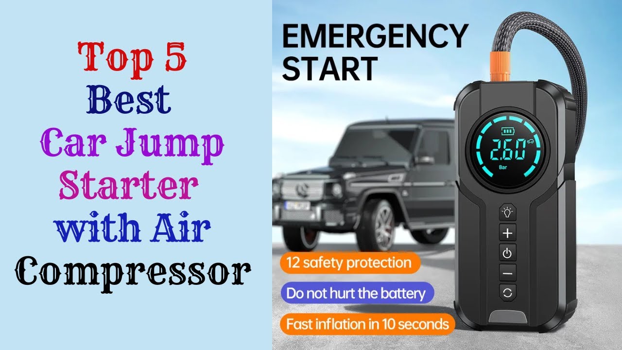 Best Car Jump Starter with Air Compressor | Top 5 Reviews [Buying Guide]
