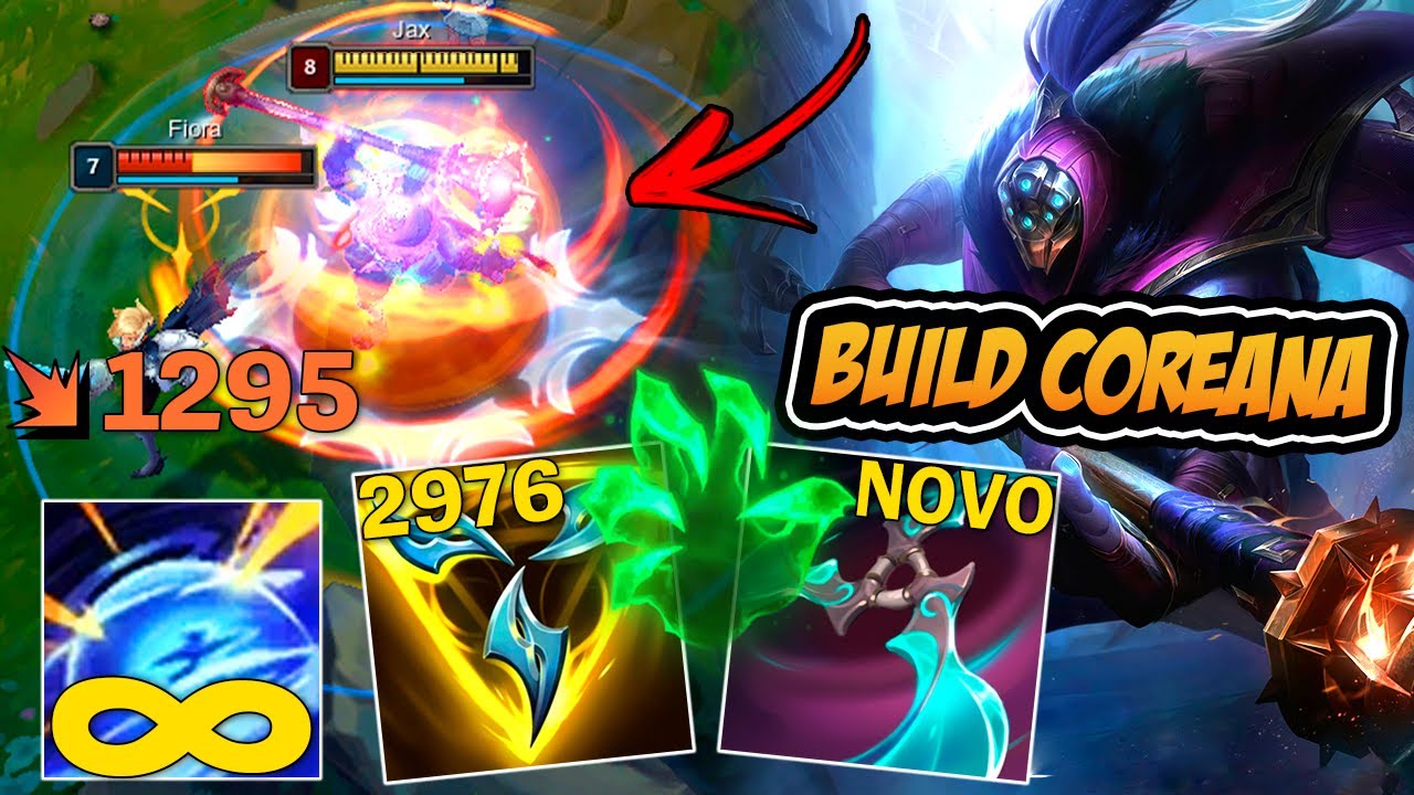 JAX TOP BUILD CHALLENGER COREANO COM A NOVA NAVORI !! - LEAGUE OF LEGENDS