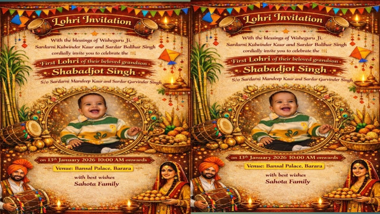 Live Lohri Celebration Shabadjot Singh 13/01/2026 | Br Studio 93151-91371
