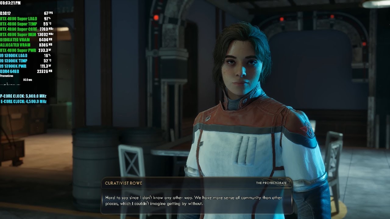 RTX 4080 Super | 13900K | The Outer Worlds 2 Optimal Settings 4K DLSS 4 Quality