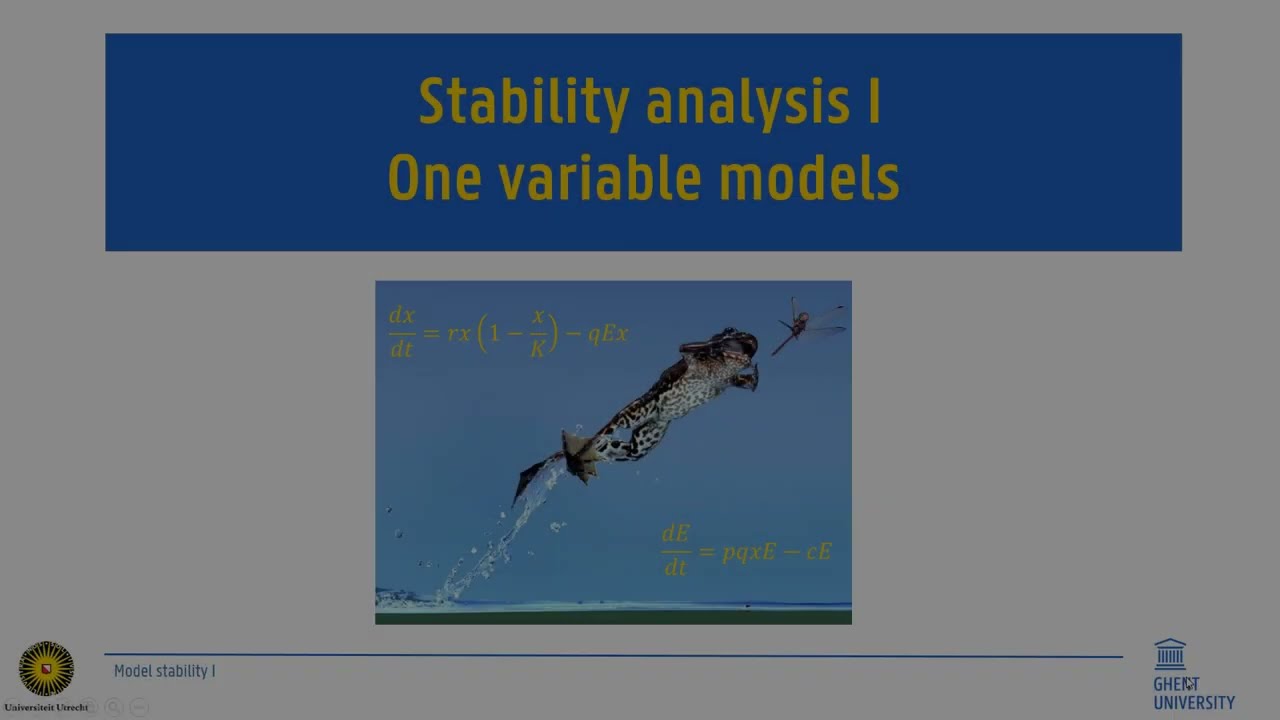 Ecological and Environmental modeling: equilibria and stability