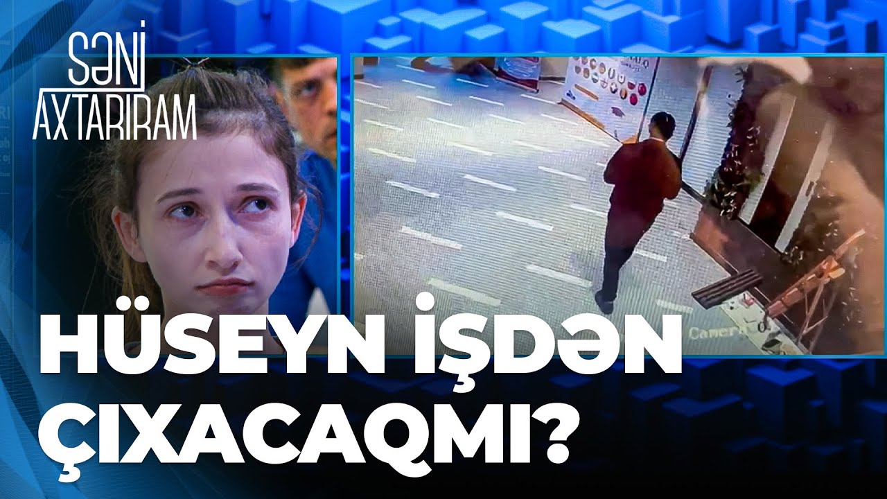 Səni Axtarıram - Hüseynin iş yerindən kamera görüntüləri- Dəhlizlərdə qalıb