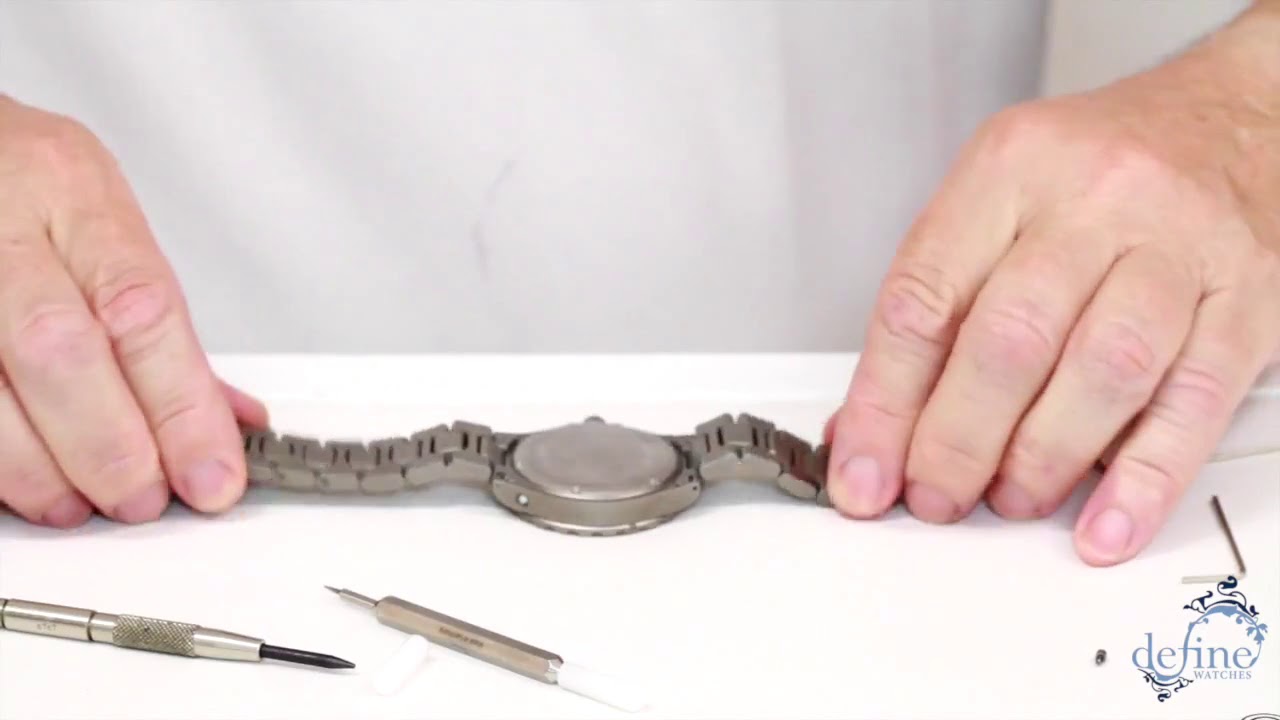 HOW TO - Adjust and fit a Sinn metal bracelet