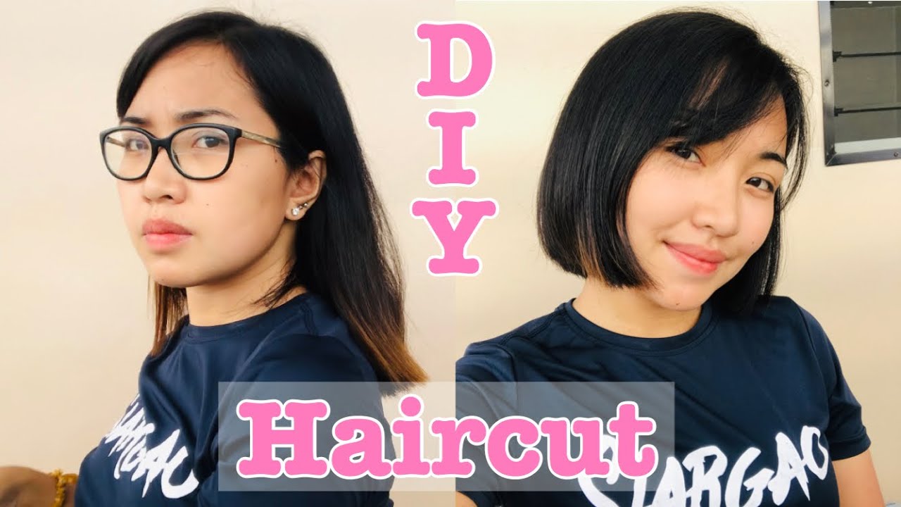 HOW TO CUT YOUR OWN HAIR SHORT & STRAIGHT | Clara A 🌷