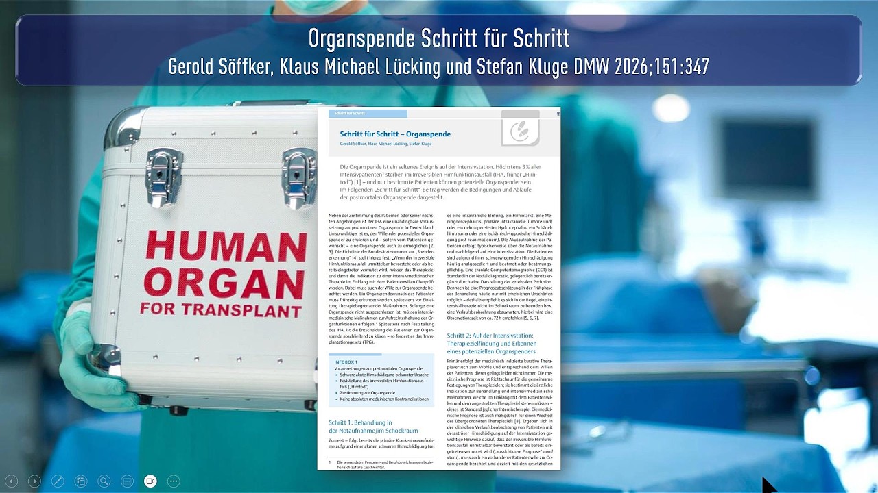 Organspende: Schritt f&uuml;r Schritt