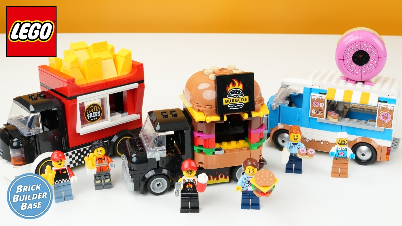 ALL LEGO CITY FOOD TRUCKS 2024 &ndash; 2026 | 60404 | 60452 | 60488 | Speed Build