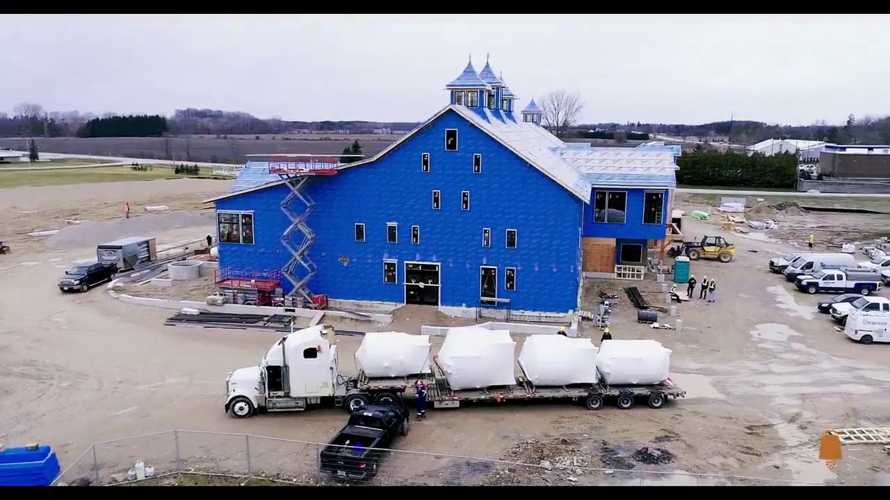 Brewery Build - Brewhouse Delivery | Cowbell Brewing Co.