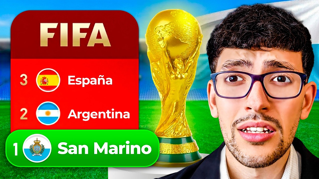 Juego el Mundial con la PEOR Selección
