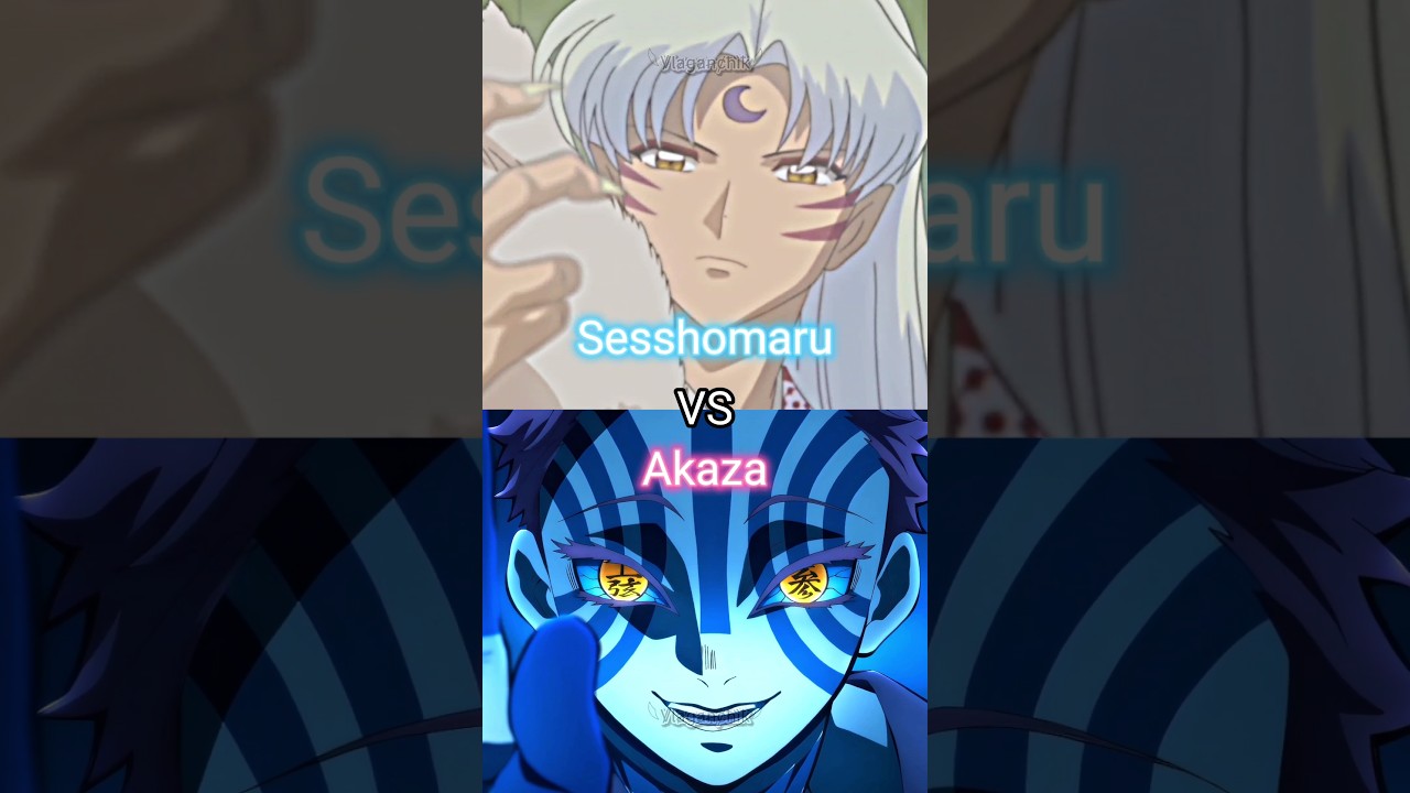 Sesshomaru vs Akaza #fyp #anime #inuyasha #sesshomaru #vs #kny #demonslayer #akaza #amv #versus #fy