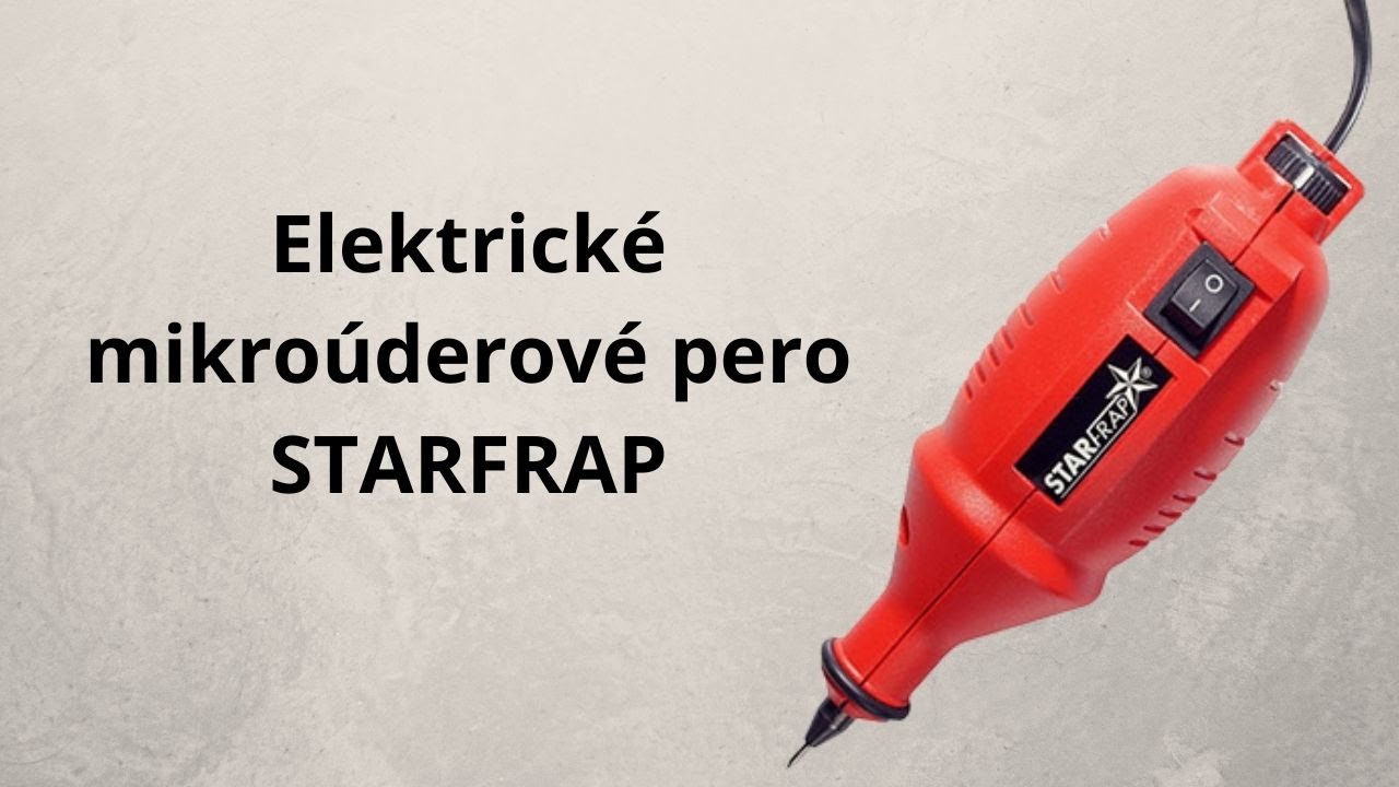 Elektrick&eacute; mikro&uacute;derov&eacute; grav&iacute;rovac&iacute; pero StarFrap