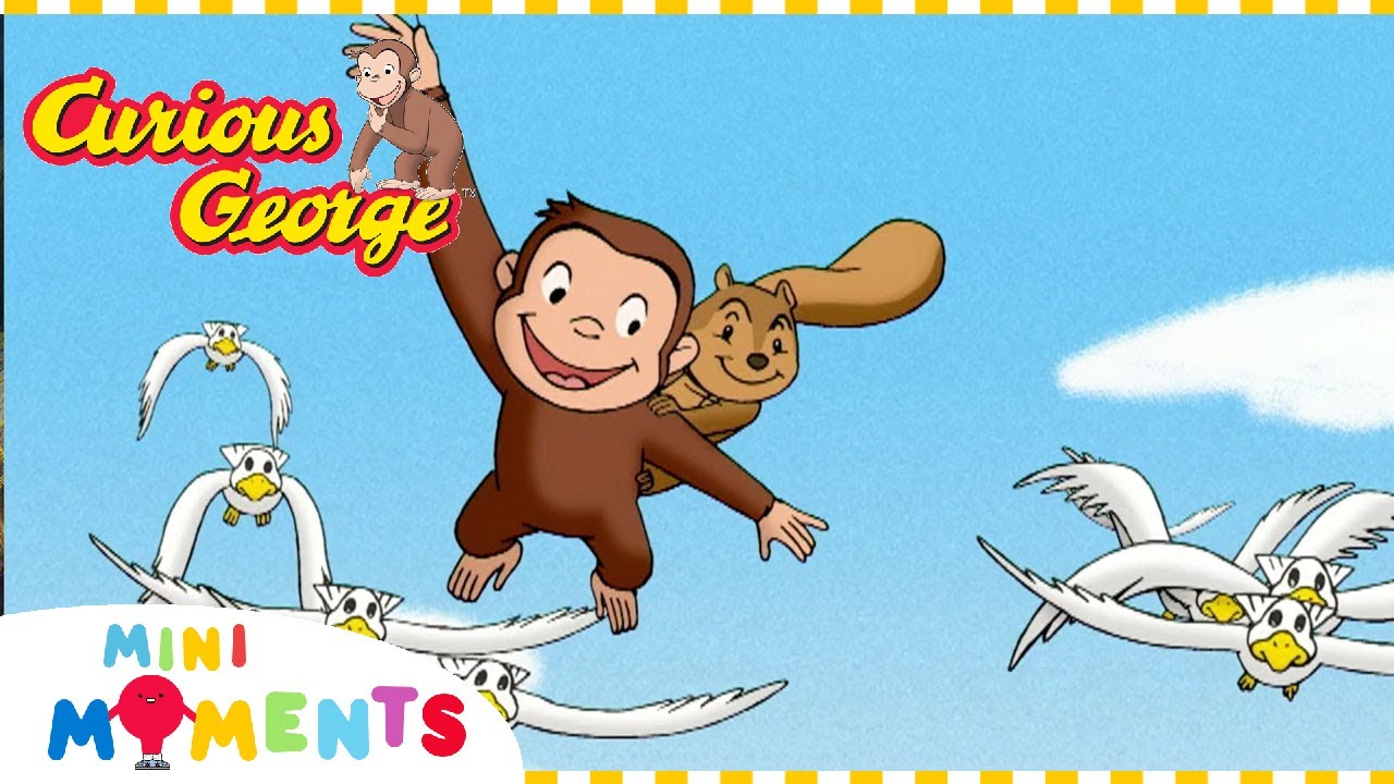 George Flies a Kite! | Curious George | Mini Moments