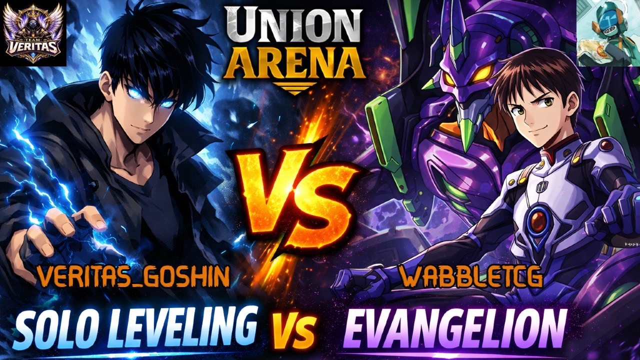 [Team Veritas] Union Arena | Goshin vs @WabbleTCG ! 3 Sun Jinwoos?! Active Triggers are balanced.