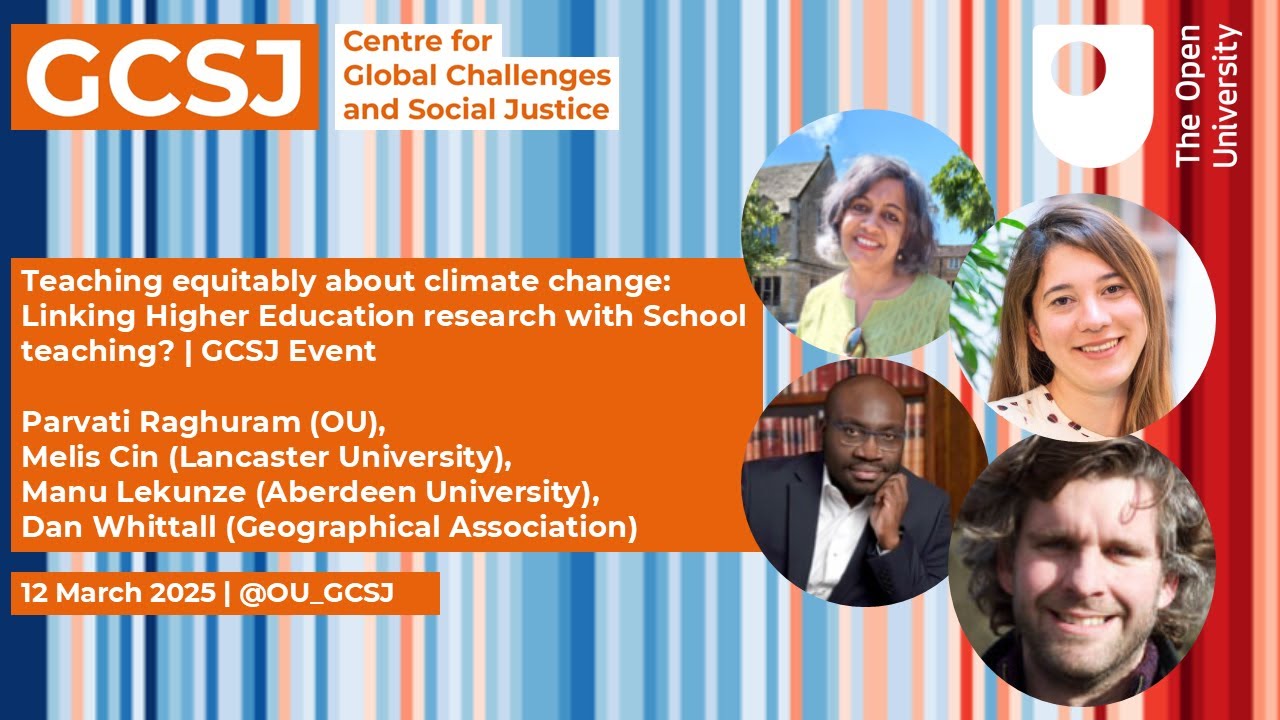Teaching equitably about climate change: Linking Higher Education research with School teaching?