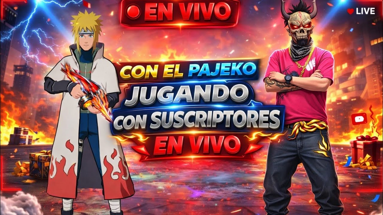 🔥 FREE FIRE - RANKEAMOS   CON SUSCRIPTORES SORTEO DE PASE SI LLEGAMOS A 200 LIKES!