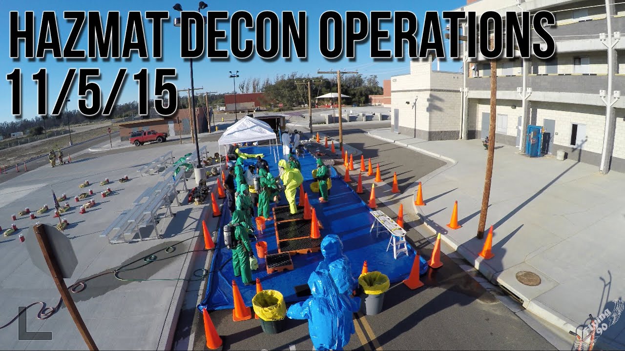AHC Fire Academy - HazMat DECON Operations - 4k