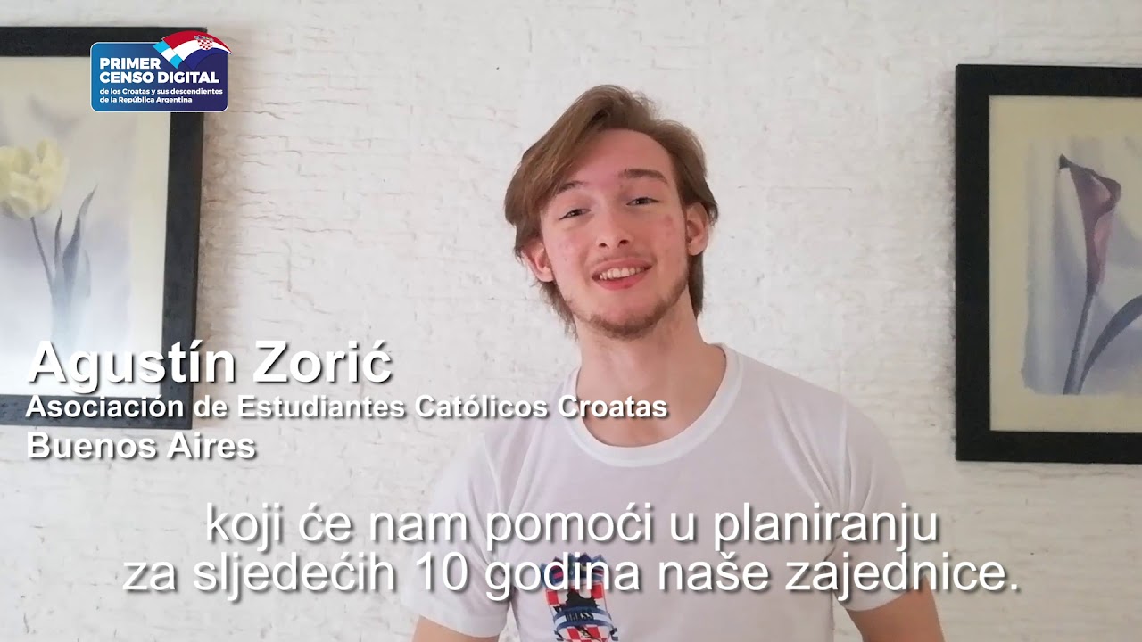 Hrvati Argentine ujedinjuju se u videozapisu  pozivajući ljude da budu dio Prvog digitalnog popisa