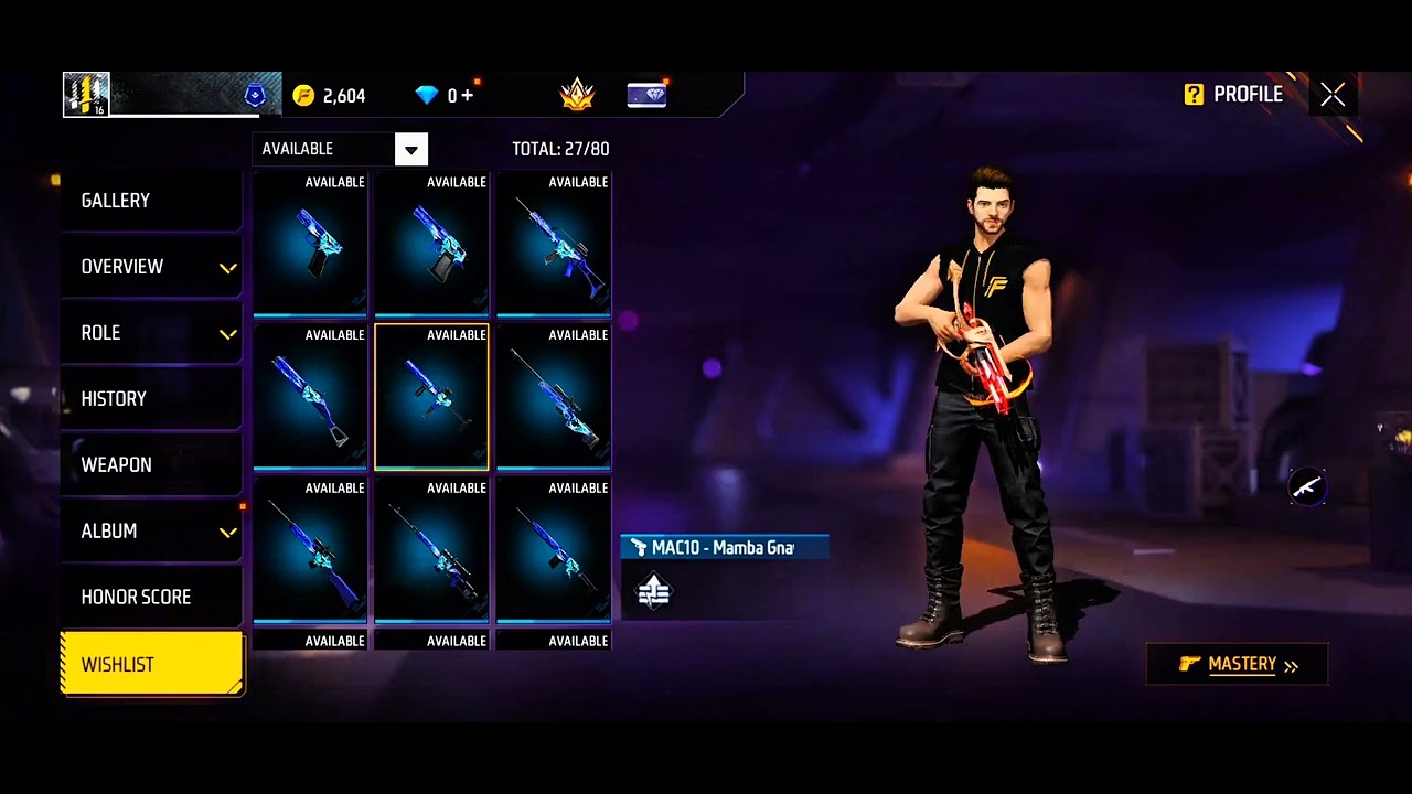 FF + FF Max All Evo gun skin File