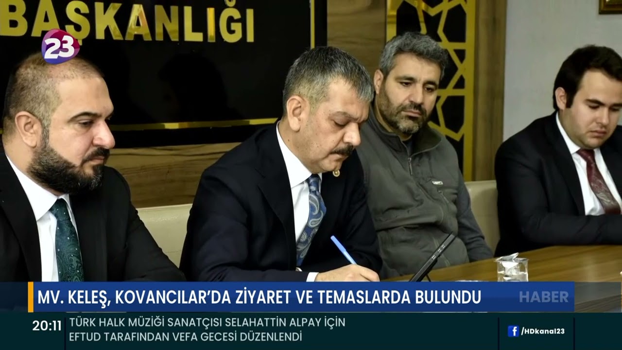 MV. KELEŞ, KOVANCILAR&rsquo;DA ZİYARET VE TEMASLARDA BULUNDU