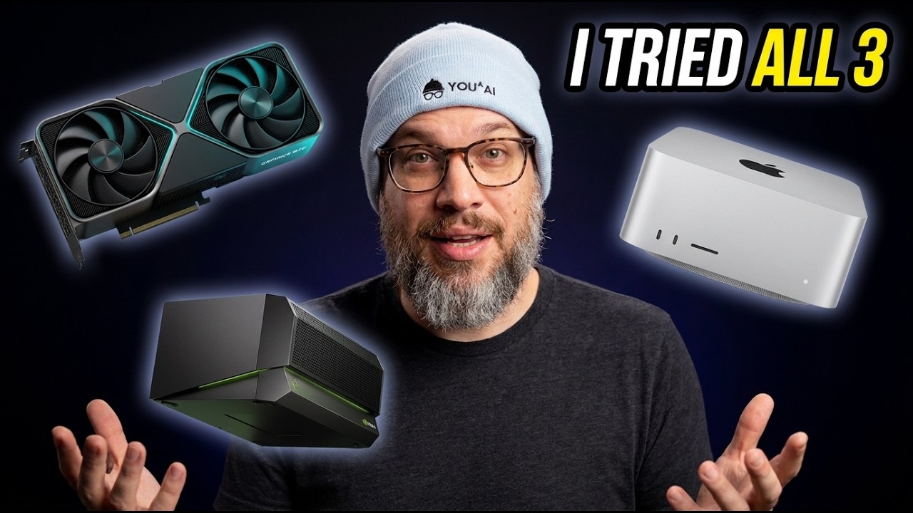 RTX 5090, Mac Studio или DGX Spark? Я пробовал все три.
