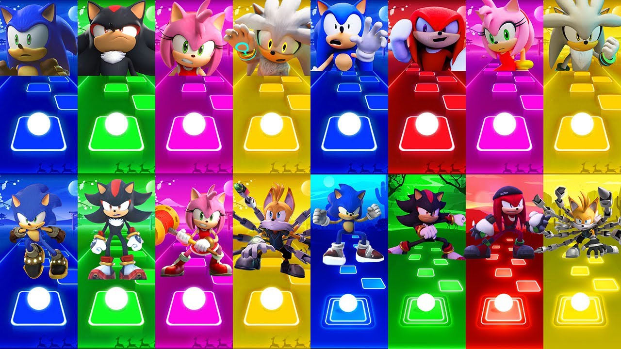 Мега-микс всех персонажей: Соник Прайм 🔴 Шэдоу 🔴 Эми Роуз 🔴 Сильвер 🔴 🔴 Наклз 🔴 Тейлз 🔴 Метал Соник