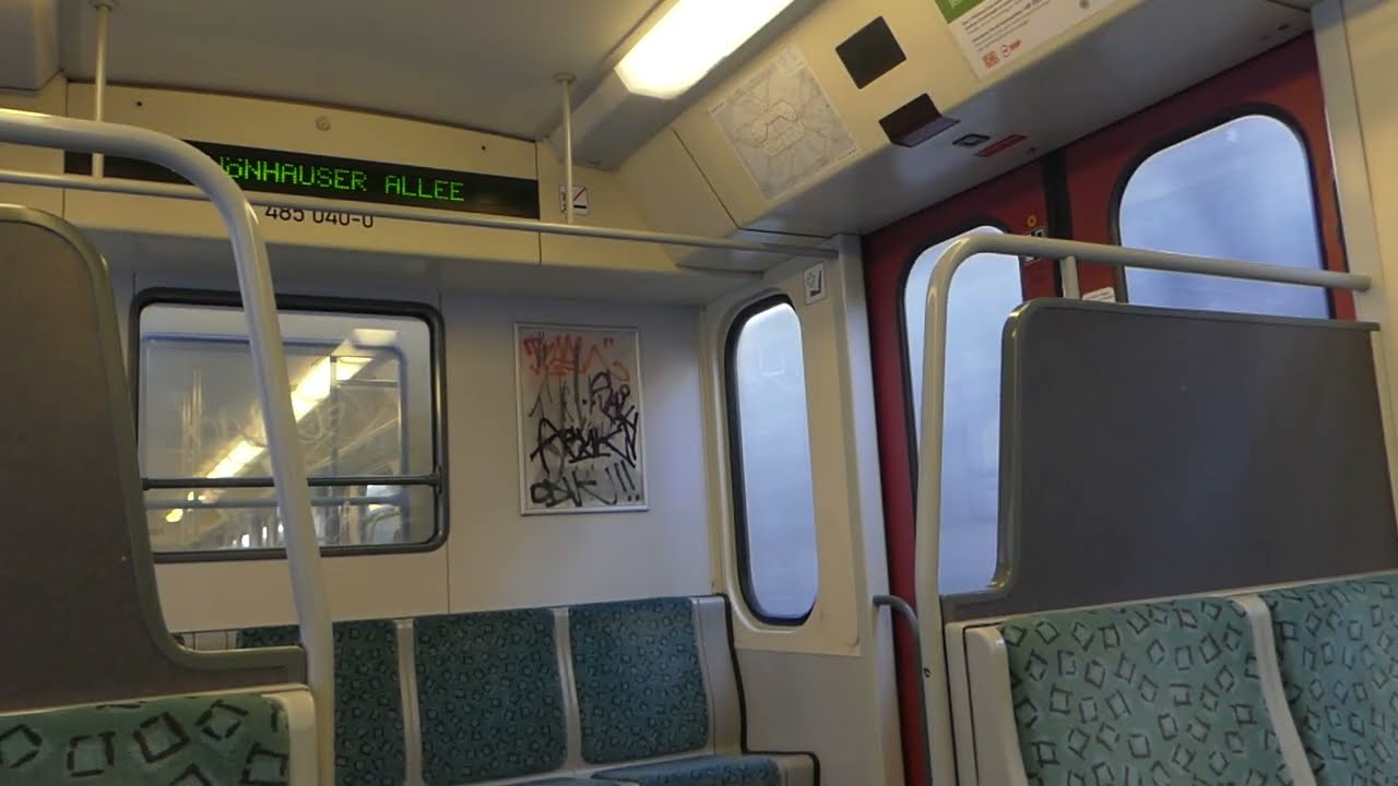 Mitfahrt in der BR485 von Pankow bis Schönhauser Allee (Linie S85) | S-Bahn Berlin