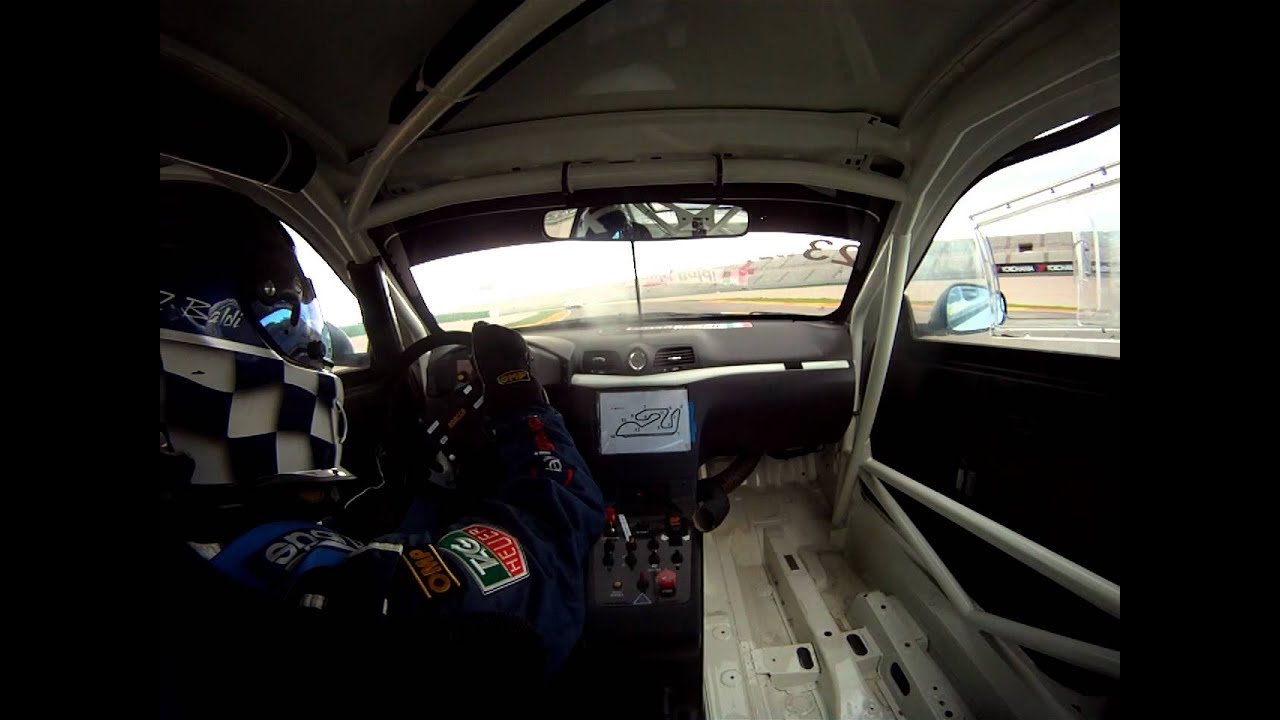 David Baldi on board Maserati gt Valencia prove ufficiali pole e record