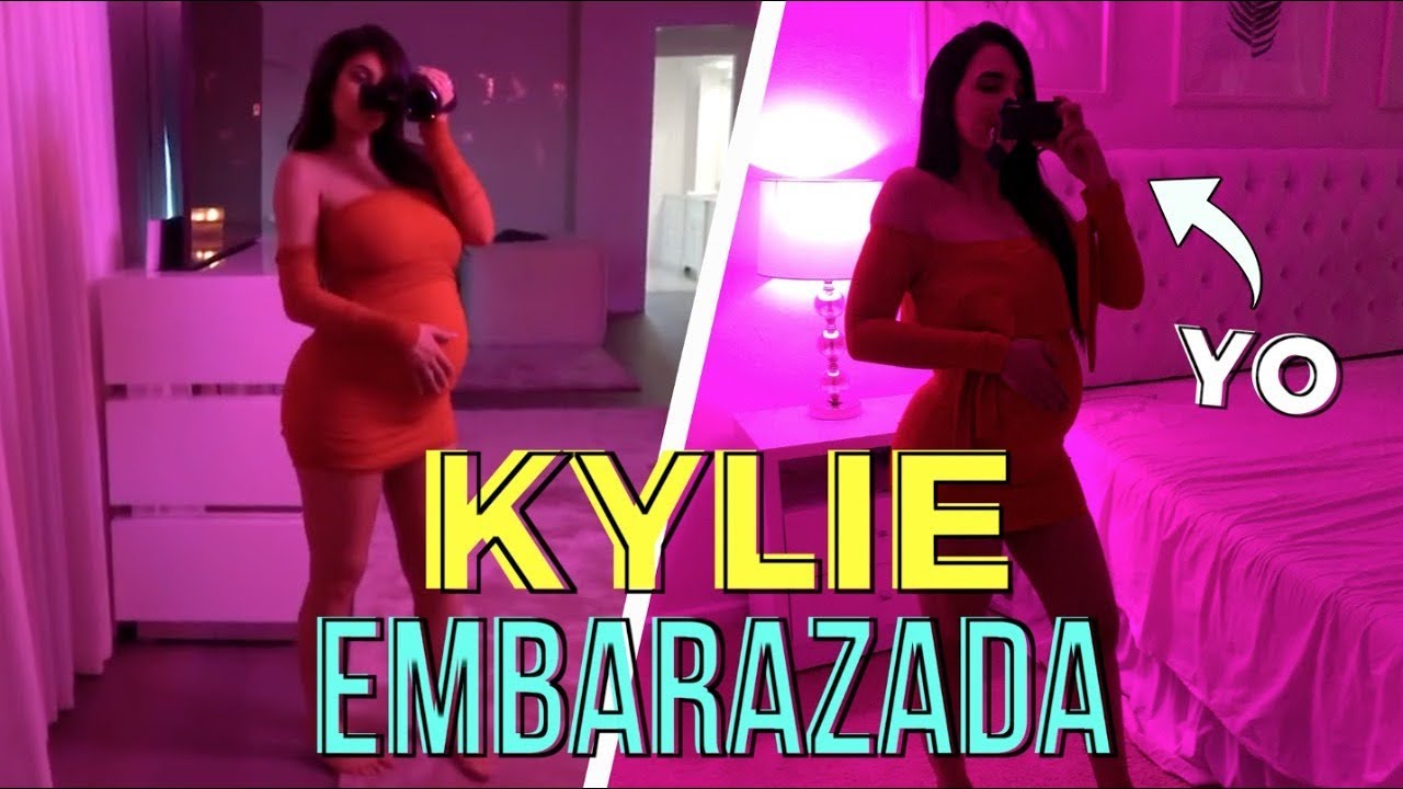 Imitando Fotos de KYLIE JENNER EMBARAZADA | Mariale