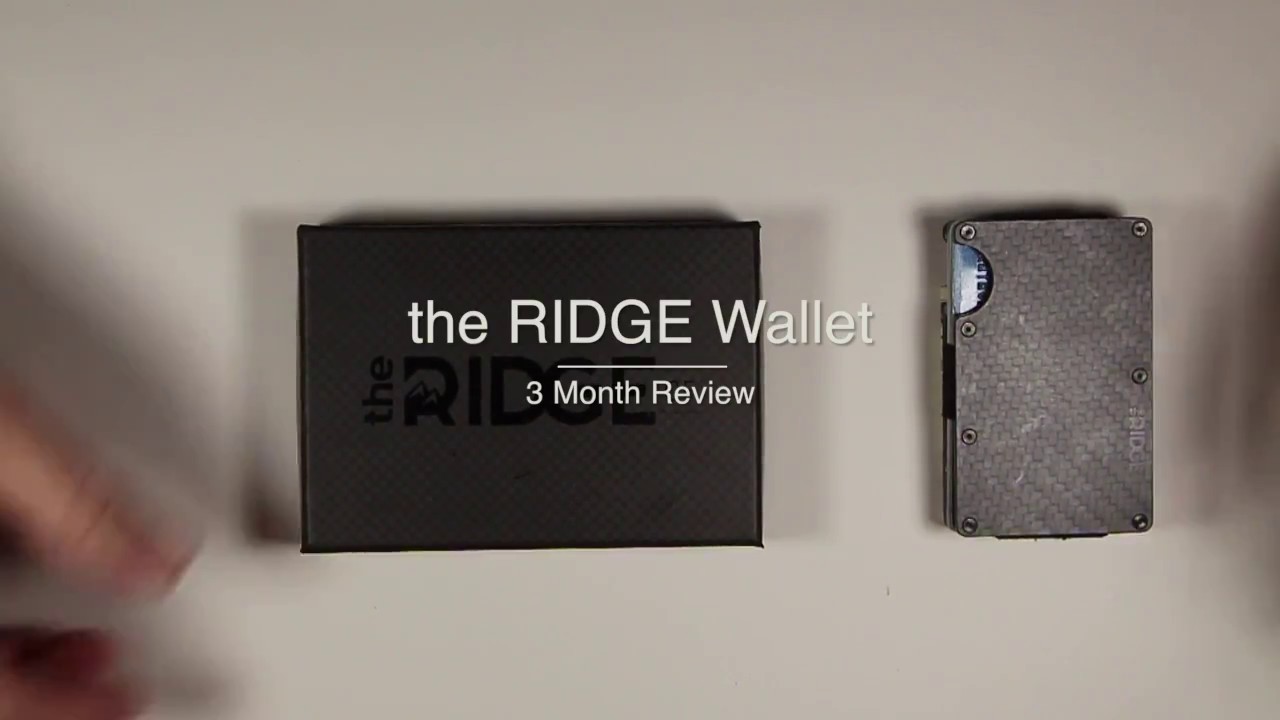 the RIDGE wallet 3-month review