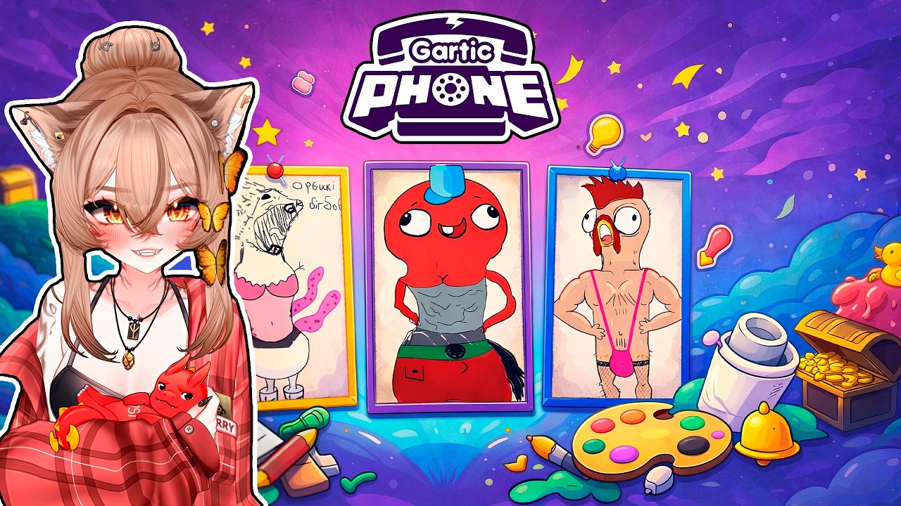 КОНФЛИКТ С НУЛЕВОЙ: Камыш разбирается кто есть кто перед игрой в Gartic Phone | Highlights