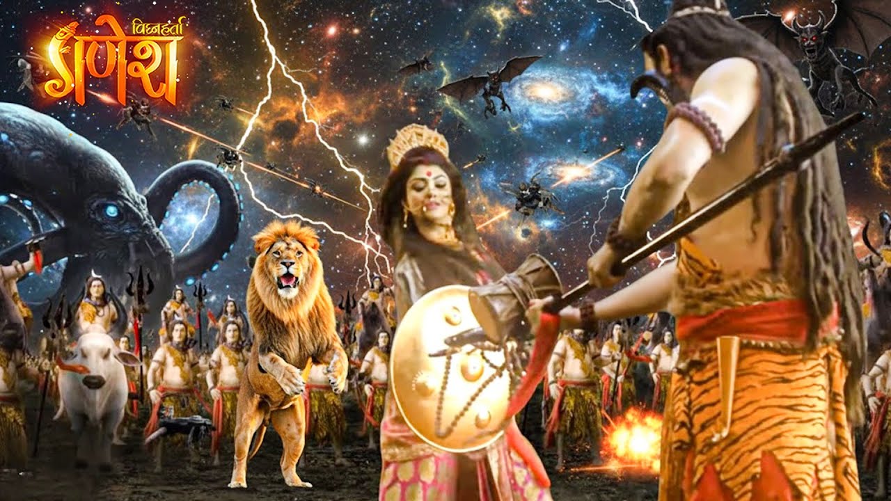 भण्डासुर की ओर से ब्रह्मांड के महादेव क्यों आए माता पराशक्ति से युद्ध करने? Vignaharta Ganesh EP 479