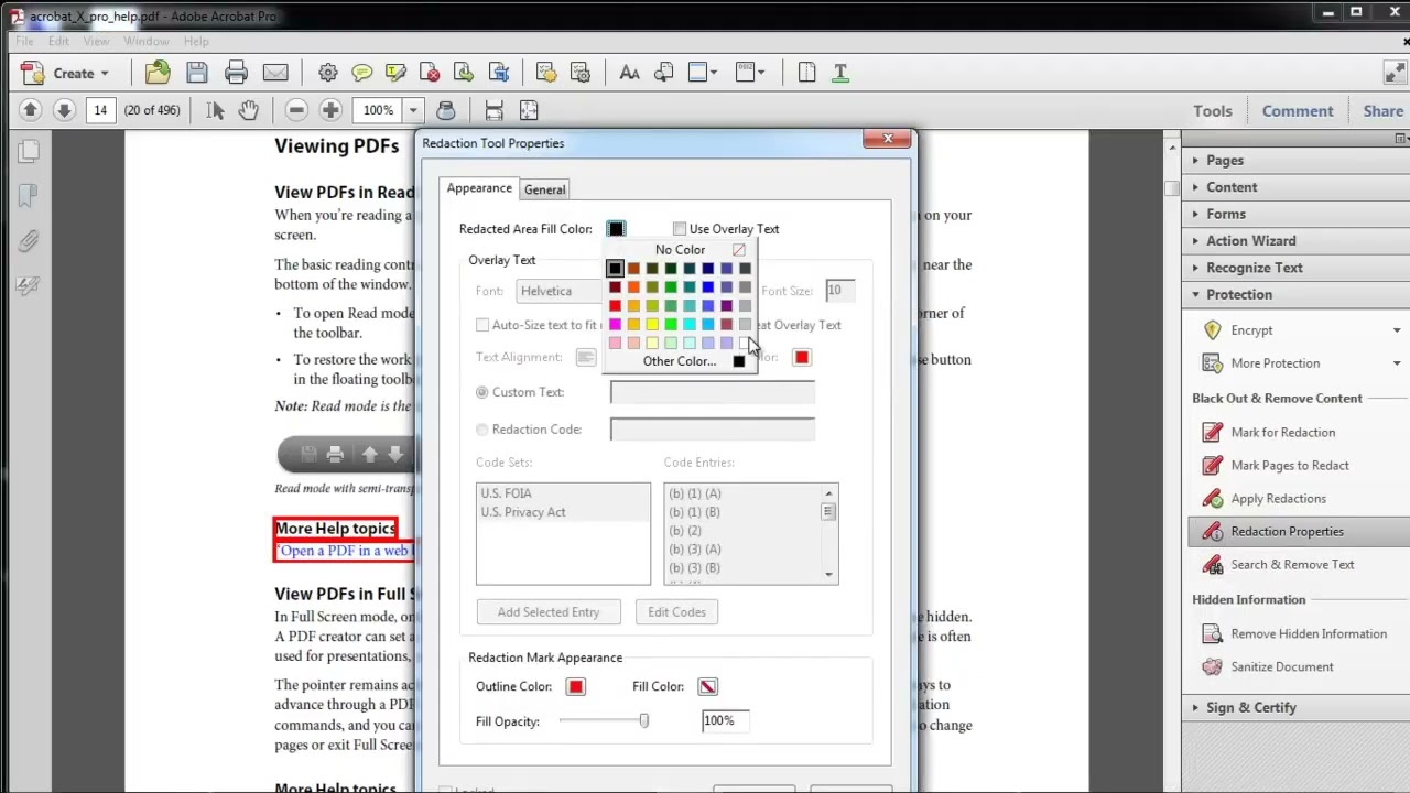 Redact Sensitive Information in Adobe Acrobat to Protect Privacy in PDF Documents