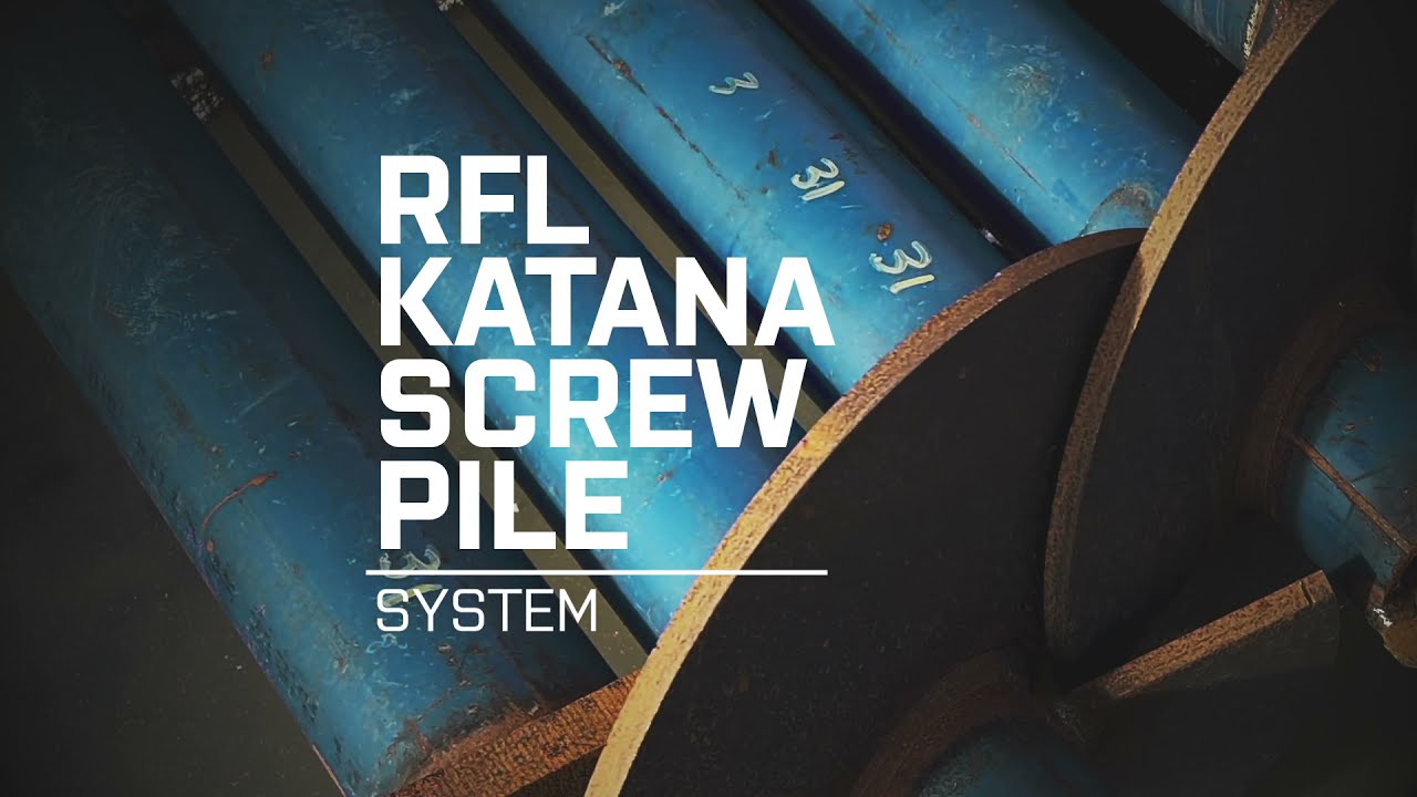 Katana Screw Piles in New Zealand - RFL