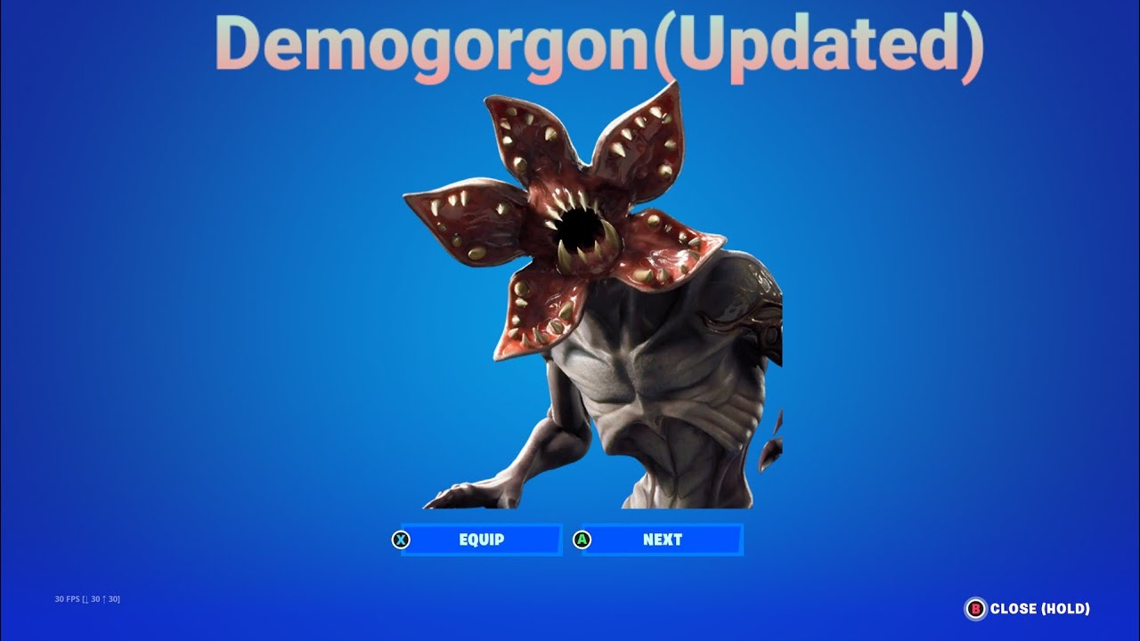 Demogorgon(Updated) Skin Combo | Fortnite