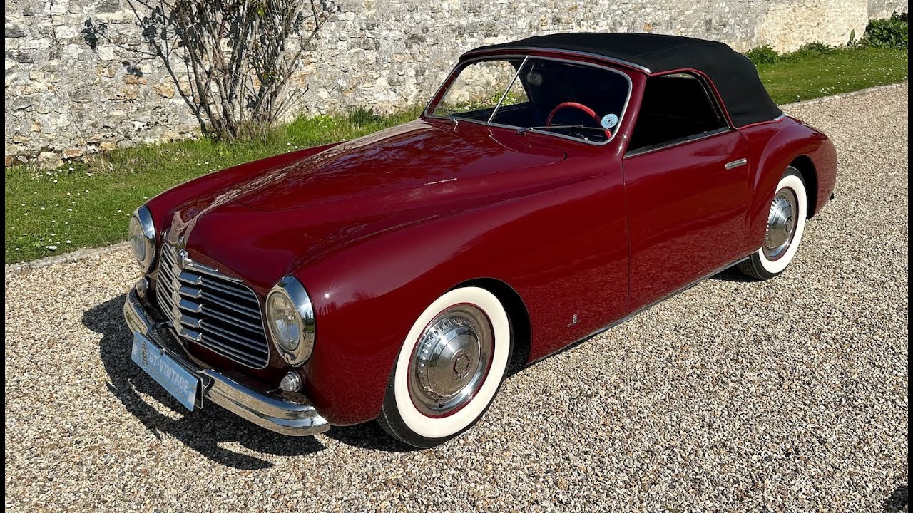 SIMCA 8 SPORT Cabriolet de 1949 vendue chez GT Vintage Classic Cars